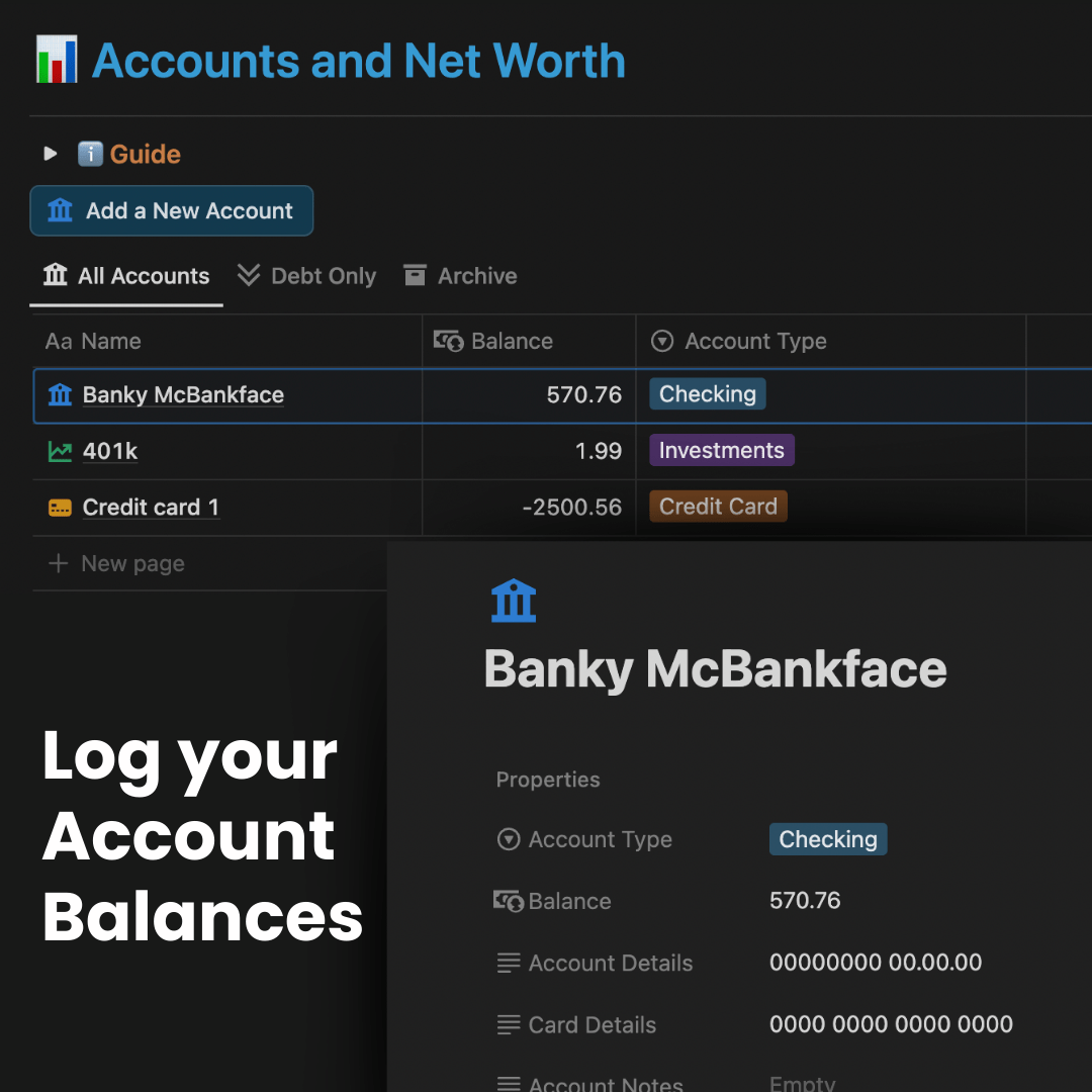 Money & Spending Add-On