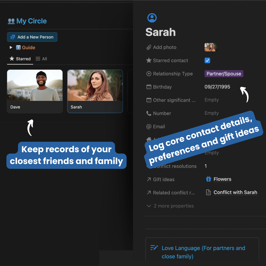 People & Relationships Add-On