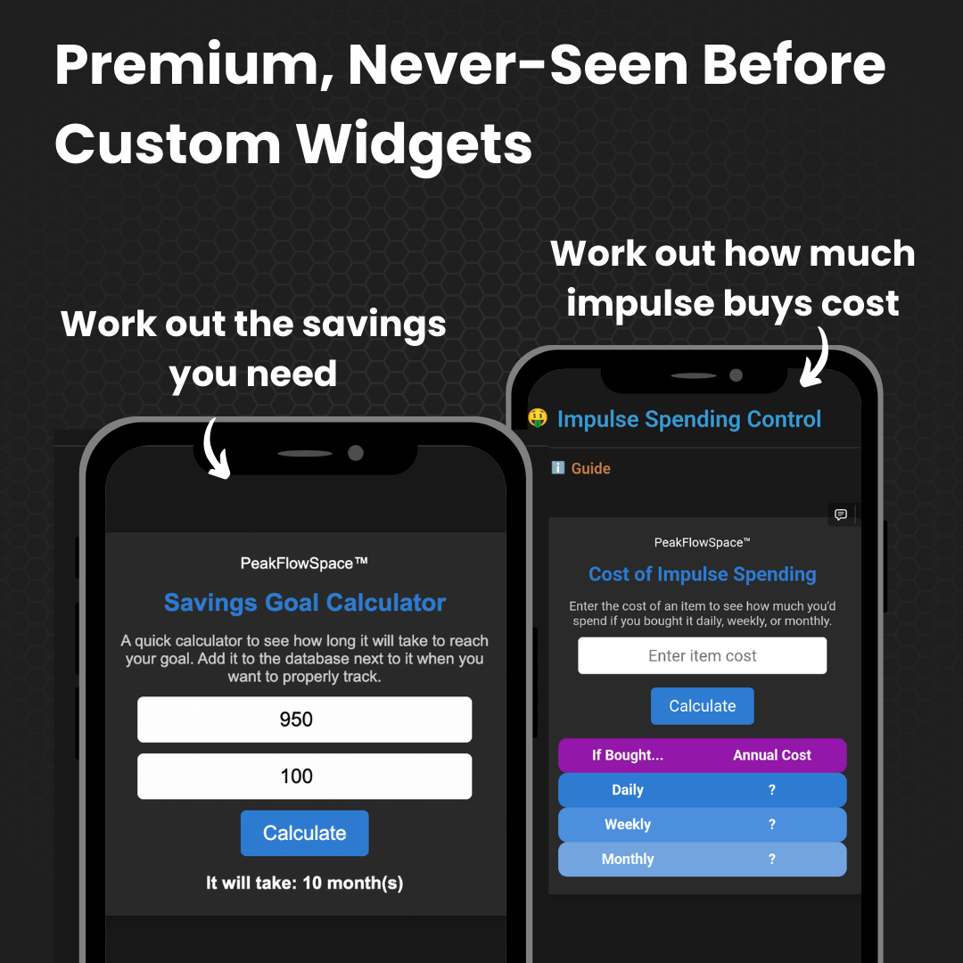 Money & Spending Add-On
