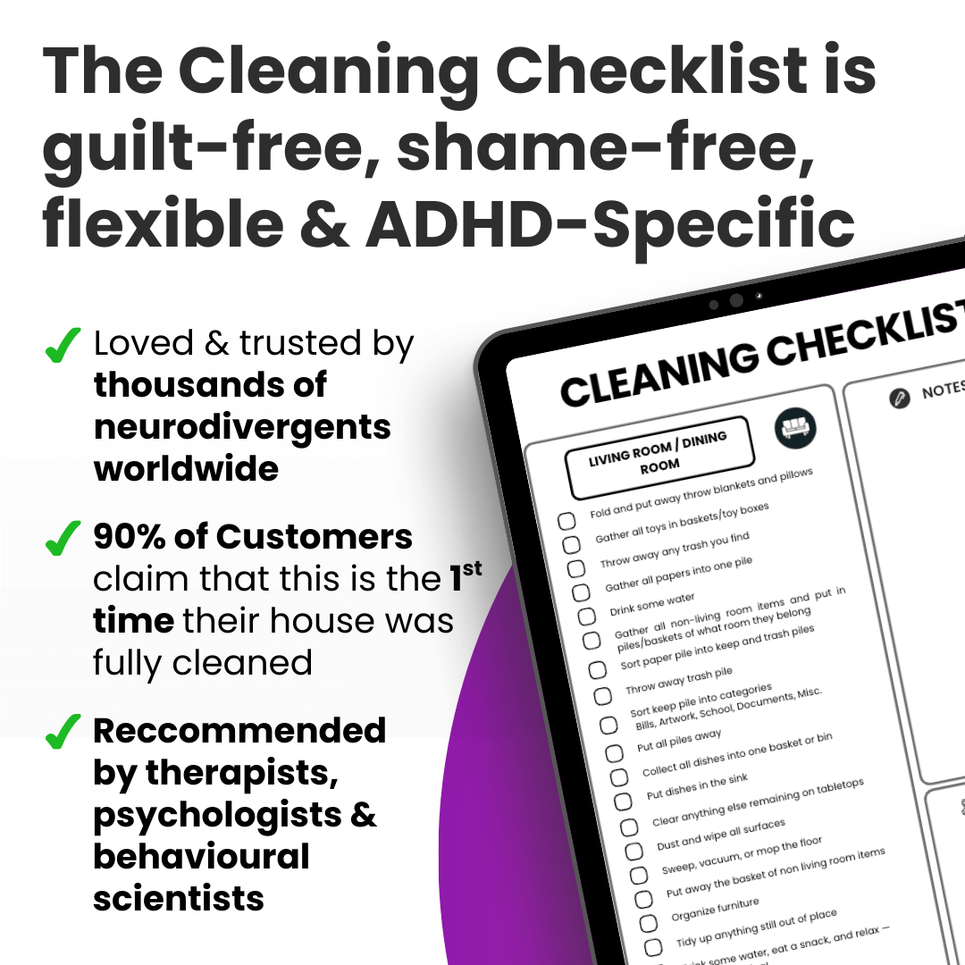 PeakFlowSpace™ Cleaning Checklist