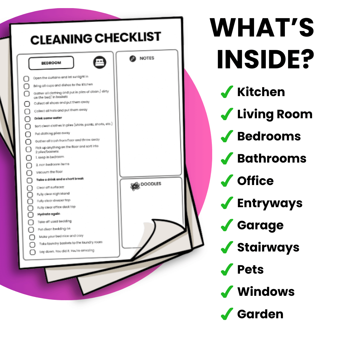 PeakFlowSpace™ Cleaning Checklist