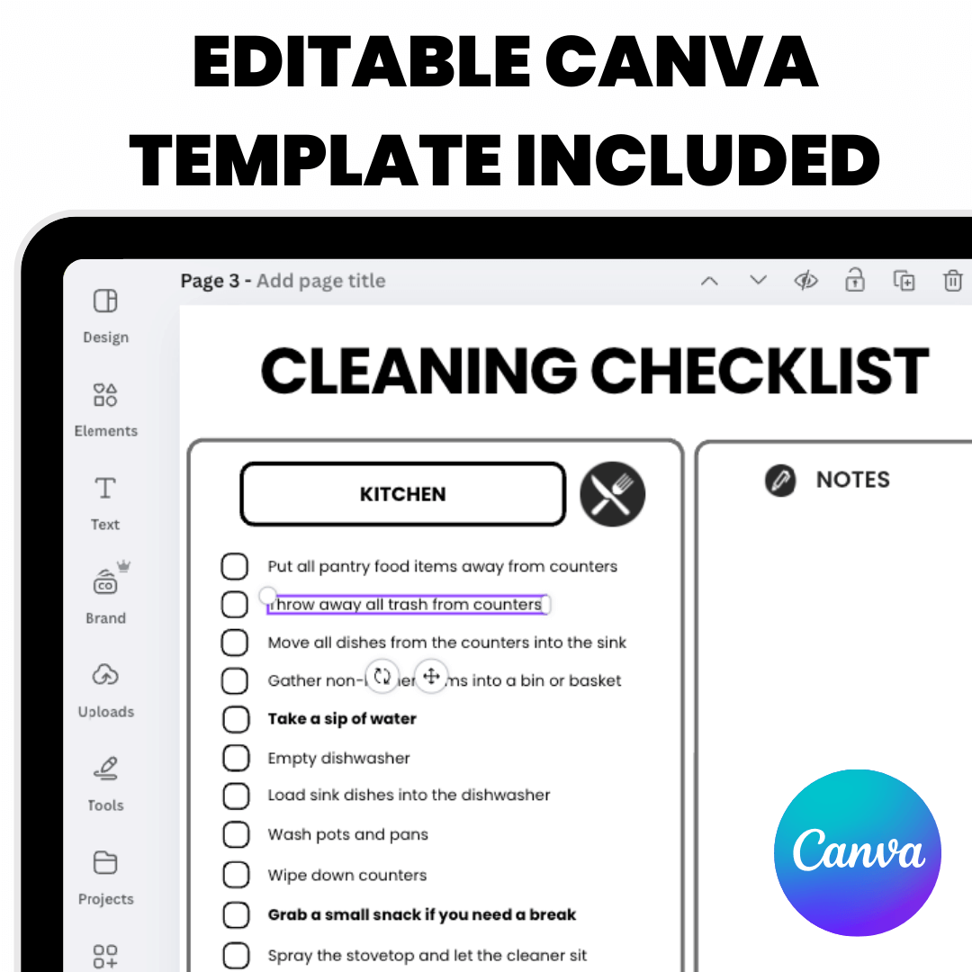 PeakFlowSpace™ Cleaning Checklist
