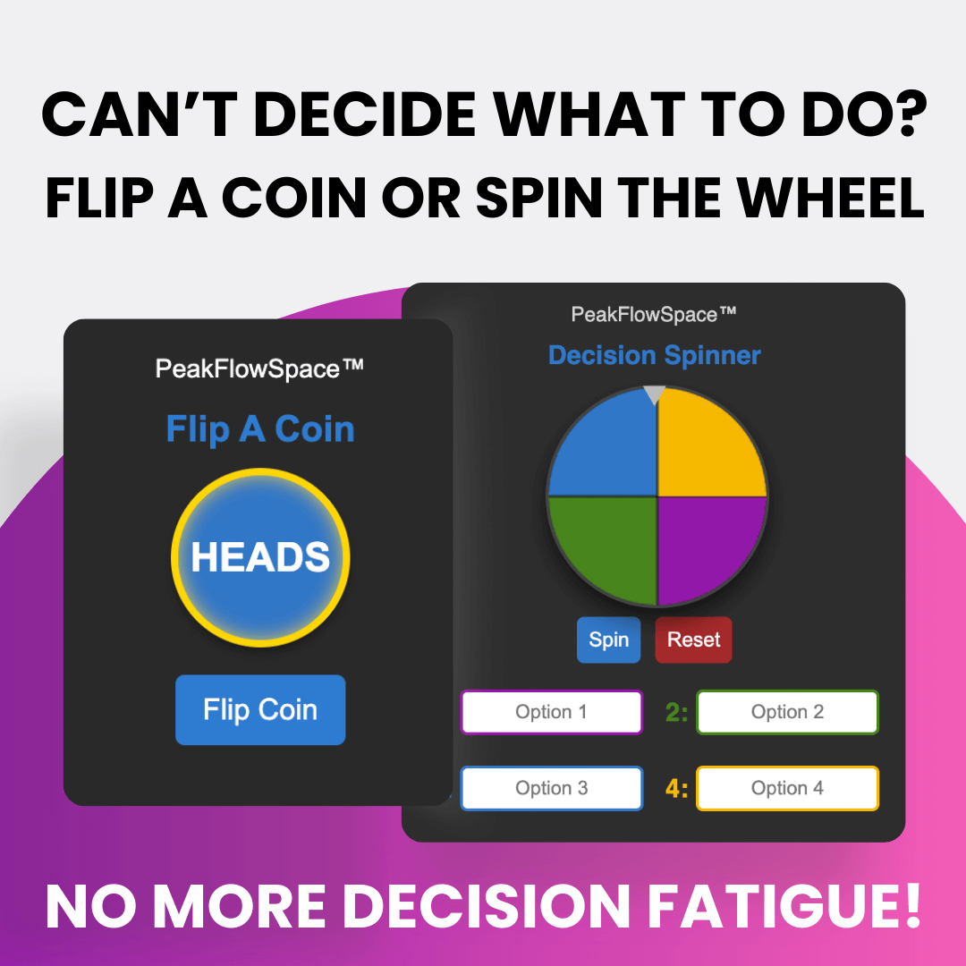 The PeakFlowSpace™ All-in-one ADHD Planner + AI Coach