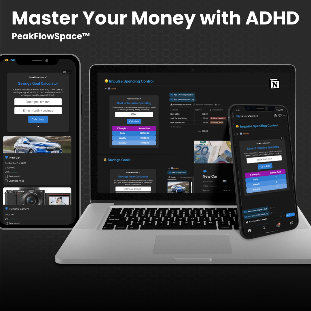 ADHD Money & Spending Add-On