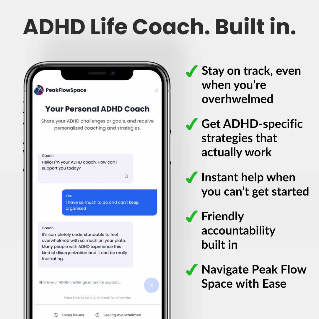 The PeakFlowSpace™ Bundle: ADHD Planner + All Add-Ons