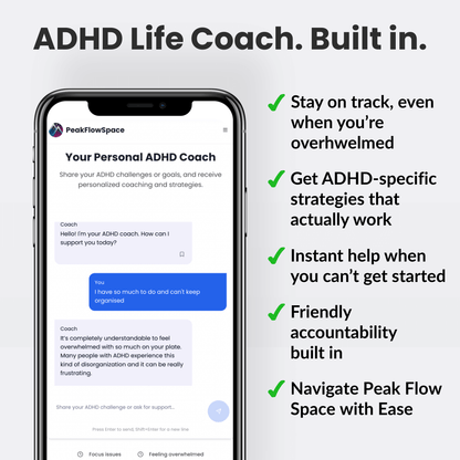 The PeakFlowSpace™ Bundle: ADHD Planner + All Add-Ons