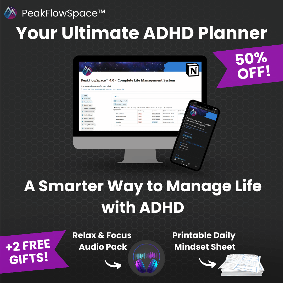 PeakFlowSpace™ Ultimate ADHD System