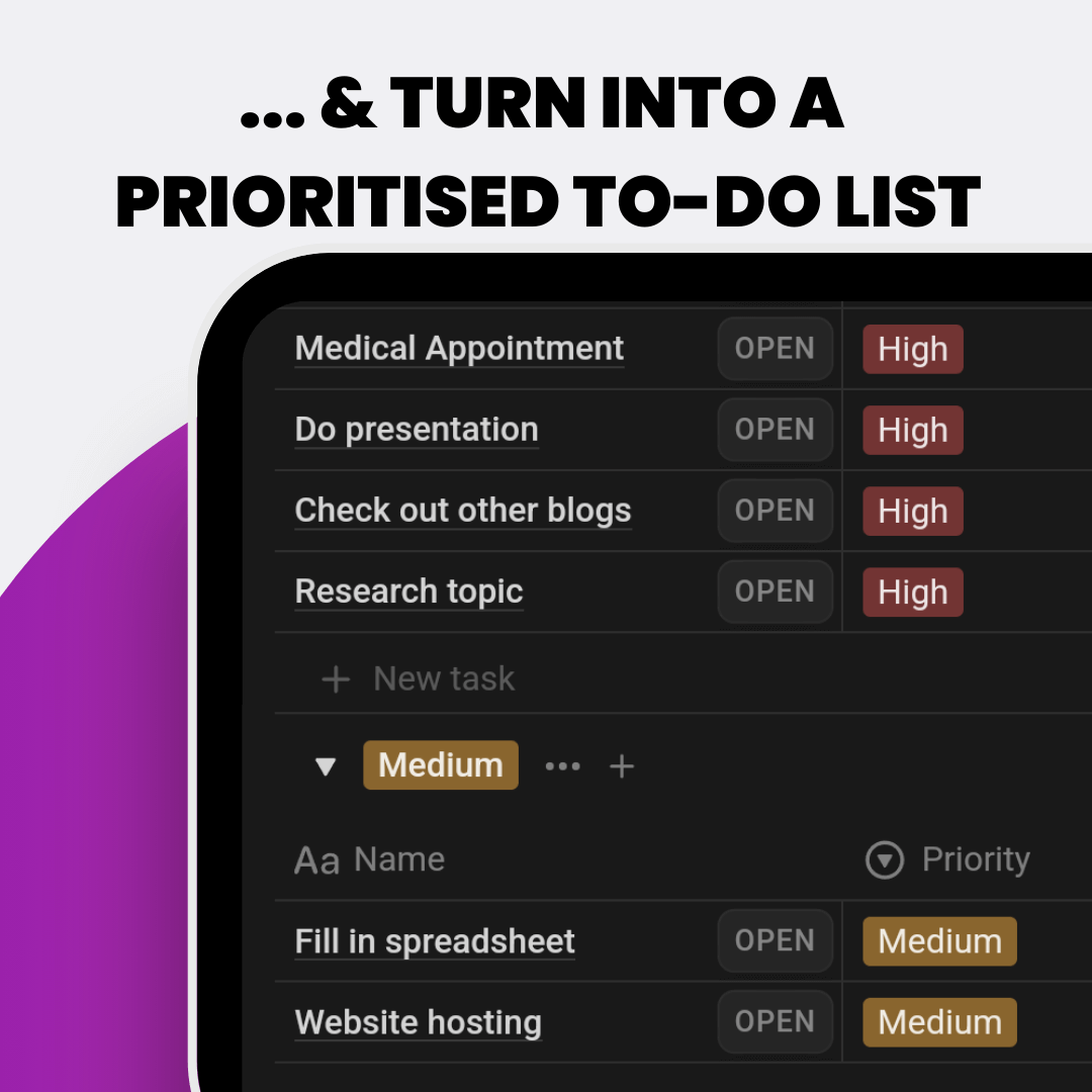 The PeakFlowSpace™ All-in-one ADHD Planner + AI Coach